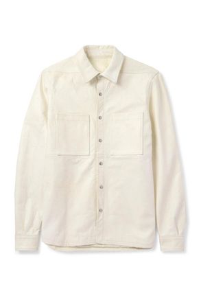Rick Owens Leather Shirt Jacket