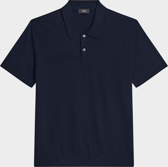 Theory Men & apos;s Soris Viscose Knit Polo Shirt