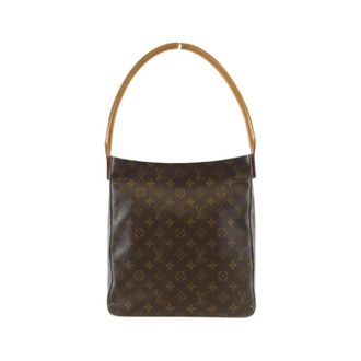 Louis Vuitton Pre-owned Shoulder Bags, female, Brown, Size: ONE SIZE Pre-owned Looping GM Shoulder Bag