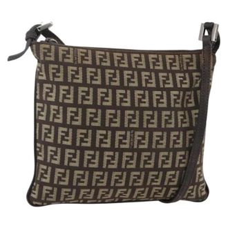 Fendi Pre-owned Cross Body Bag - Dames - Pre-owned - Bruin - Maat: ONE Size Leer