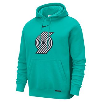 Nike Portland Trail Blazers City Edition Nike Mens Club Hoodie in Green | HQ9135-396