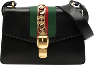 Gucci Pre-owned Sylvie Shoulder Bag - - Pre-owned - Donna - Nero - ONE SIZE