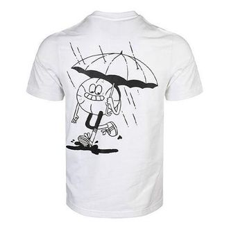 adidas Lil Stripe SPL Sports Casual Round-neck Short-sleeve Tee Men White GE4495