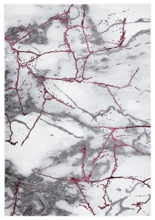 Safavieh Alfombra gris/rojo oscuro 122 x 183 cm