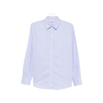Anine Bing Striped Long-sleeve Shirt