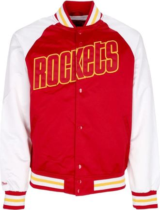 Mitchell & Ness Bomber Jassen - Heren - Bomber jackets - Rood - M - Jassen