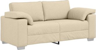 vidaXL Vidaxl - Sofa with Cushion Cream 180 x 77 x 82 cm Fabric