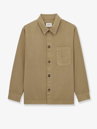 Saint Laurent Overshirt Cassandre in cotone - SAINT LAURENT - gender_Man