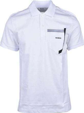 Dirk Bikkembergs White Cotton Stretch Polo Shirt