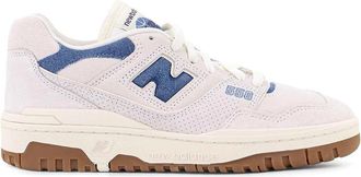 New Balance Suede sneakers with denim details