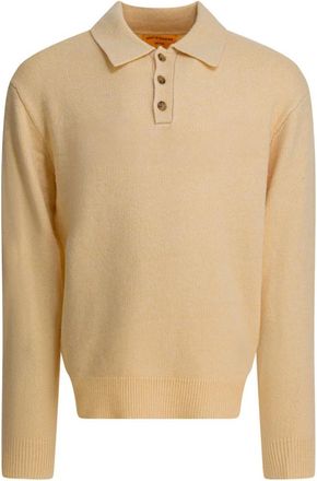 Guest In Residence Allday Polo Sweater - Heren - Cashmere truien - Geel - S - Kasjmier - Truien & Vesten