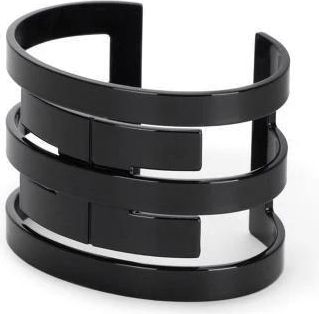 Elisabetta Franchi Accessoires, Dames, Zwart, ONE Size, Rigid Bracelet with Bands