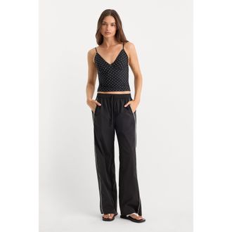 Good American Womens The Sport Pant | Black, Size Medium | Good American by Khlo&Egrave; Kardashian