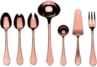 Mepra Dolce Vita Serving Set - 7 Pieces in Bronze at Nordstrom