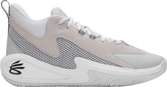 Under Armour Heren Curry Basketbal Schoenen (Grijs/Wit)