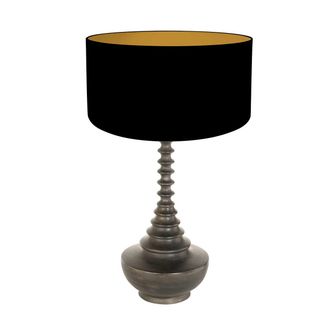 Anne Lighting L&aacute;mpara De Mesa - Bois - Negro - Madera Lino - &Oslash; - Anne Lighting