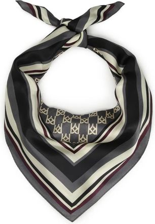 Kazar gepersonaliseerde zijden sjaal met monogram - Dames - Zijden sjaals - Veelkleurig - ONE Size - Accessoires