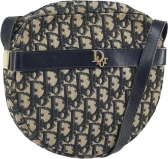 Dior Pre-owned Cross Body Bags, female, Multicolor, Size: ONE SIZE Pre-owned Trotter Canvas Shoulder Bag