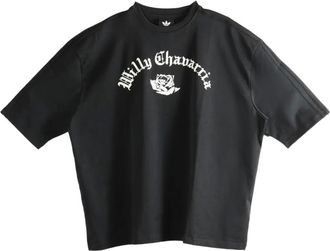 adidas x Willy Chavarria T-shirt con stampa grafica - Nero