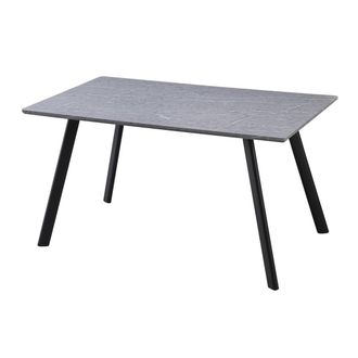 Dimo Dimo Tavolo Fisso Paros Grigio Pietra Mdf 140&times;80 Cm