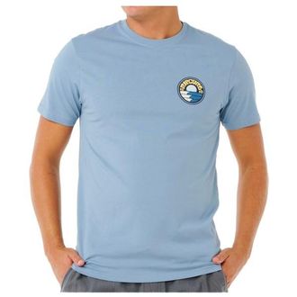 Rip Curl Pacific Rinse Stacked Tee T-Shirt f&uuml;r Herren | blau