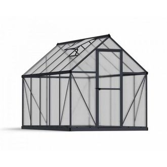 Palram Greenhouse Mythos 6 x 10, Polycarbonate - L306 x W185 x H208 cm - Grey