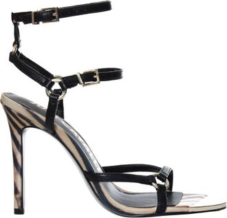 Just Cavalli Schoenen, Dames, Zwart, 37 EU, Sandalen met hoge hak