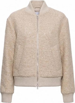 PESERICO Bomber Jassen - Dames - Bomber jackets - Beige - S - Jassen
