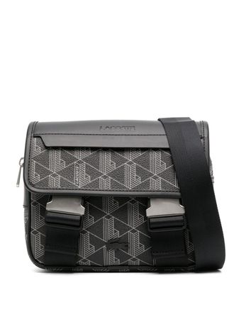 Lacoste The Blend messengertas met monogram - Zwart