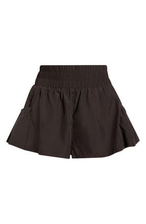 Free People FP Movement Get Your Flirt On Shorts in Chocolate at Nordstrom, Size X-Large