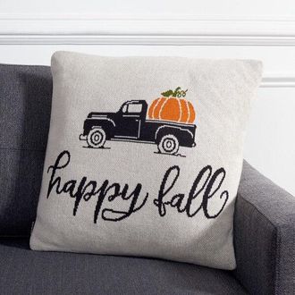 Safavieh Fall Truck Pillow