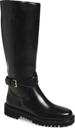 Valentino VLogo Signature Boot in Black at Nordstrom, Size 38.5