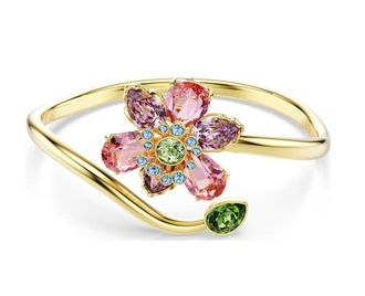 Swarovski Idyllia WoMens Gold Plated Metal Bracelet - 5709028 Gold Tone - One Size