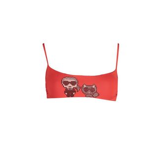 Karl Lagerfeld Pailletten Bikini Top