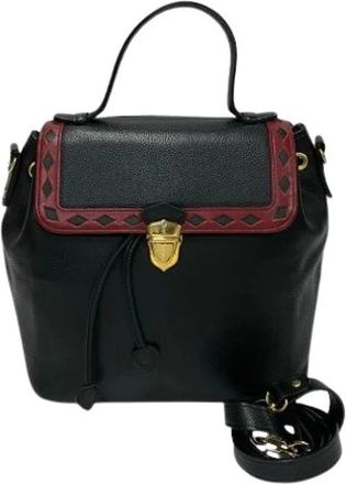 Saint Laurent Pre-owned Handbags, female, Black, Size: ONE SIZE Pre-owned Vintage Handbag