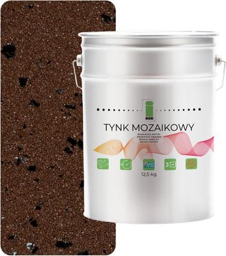 OEM Yeso De Mosaico De Resina Marr&oacute;n Con Mica, Mosaico Clase 1, 12,5 Kg, Resistente A Las Heladas