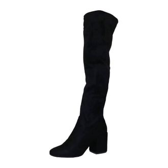 Bar III Womens Gabrie Over The Knee Boot In Black