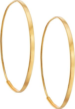 Lana Jewelry 14K Gold Small Flat Magic Hoops in Yellow Gold at Nordstrom