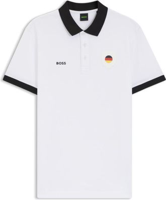 BOSS Paddy polo shirt with country flag