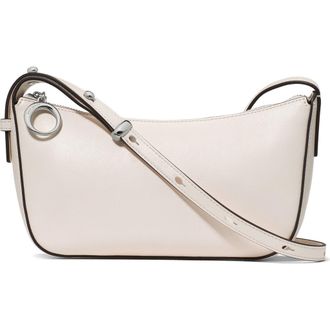 Kate Spade New York halo fine grain leather crossbody bag in Cream at Nordstrom