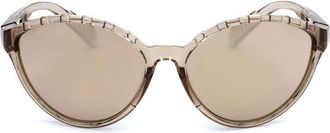adidas Ladies Brown Cat Eye Sunglasses SP0012-82D-5