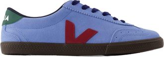 Veja Mens Volley Sneaker Blue Calfskin