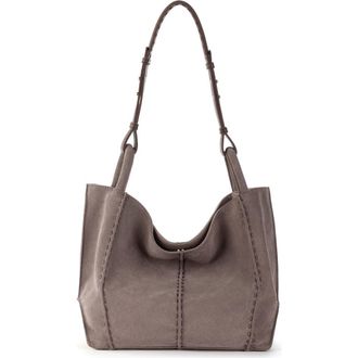 The Sak Los Feliz Medium Tote Leather Bag in Mushroom Suede at Nordstrom