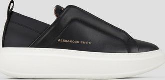 Alexander Smith Wembley Slip-on Woman in black leather