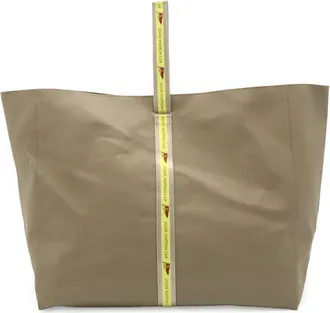 Louis Vuitton Khaki Elastane Nylon Handbag Tote Bag (Pre-Owned)