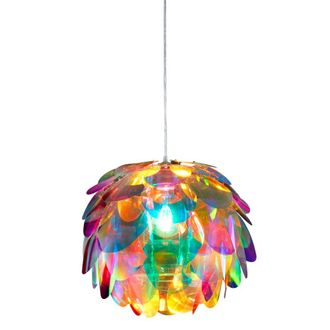 Reality Suspensi&oacute;n Clover Chrome Pigna Multicolor &Oslash;40 Cm Trio Iluminaci&oacute;n