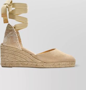 Castaner cotton wedge espadrille sandals