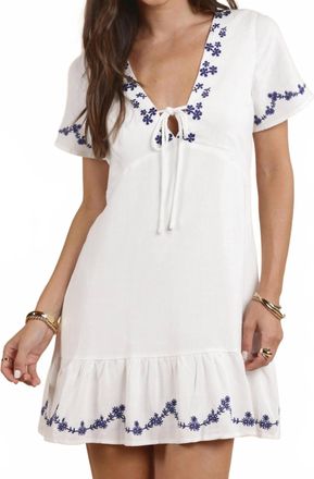 Sadie & Sage Timeless Mini Dress In White