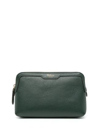 Mulberry Pouch con logo goffrato - Verde