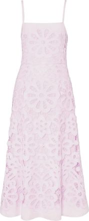 Temperley London Abito midi Guinevere - Rosa
